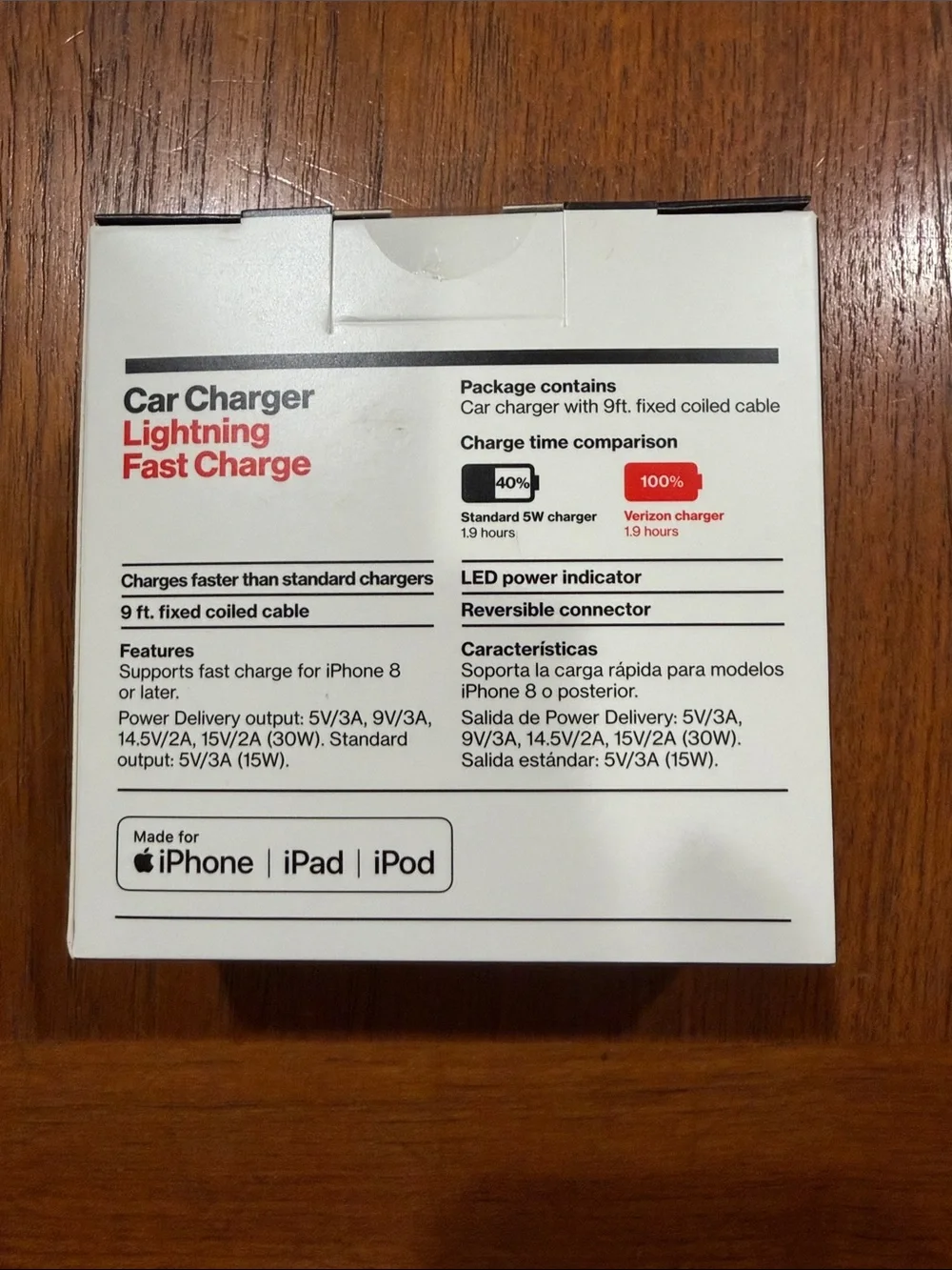 Verizon car charger
